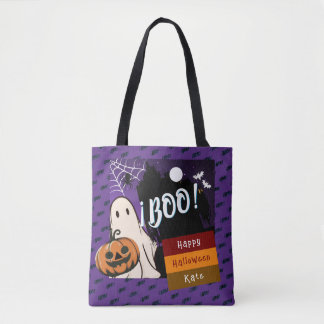 Trick oder Behandlung, Name persolated halloween p Tasche
