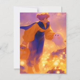 Trick oder Behandlung Postkarte