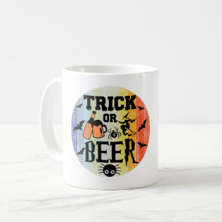 TRICK ODER BIER - HALLOWEE KAFFEETASSE