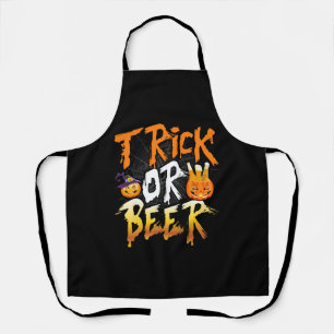 Trick oder Bier T Shirt Schürze