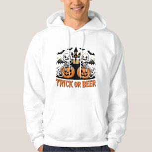 Trick oder Bierbass-Drachen auf Pumpkins Hoodie