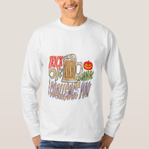 Trick oder Drink, glücklicher Halloween-Spooky Boo T-Shirt