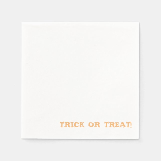 Trick oder geil! Happy halloween Napkin Serviette (Vorderseite)