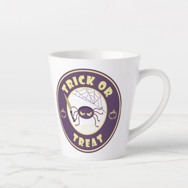 Trick oder gönnen halloween Starbucks Stil Milchtasse (Rechts)