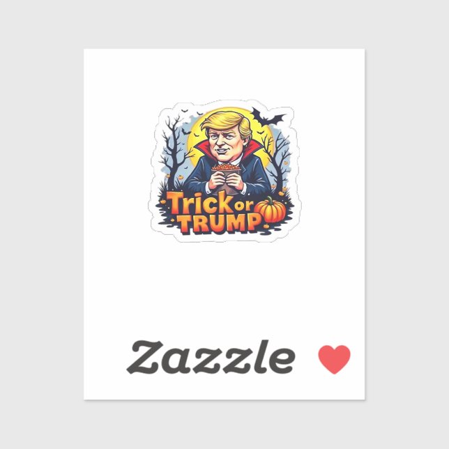 Trick oder Halloween Classic Aufkleber (Blatt)