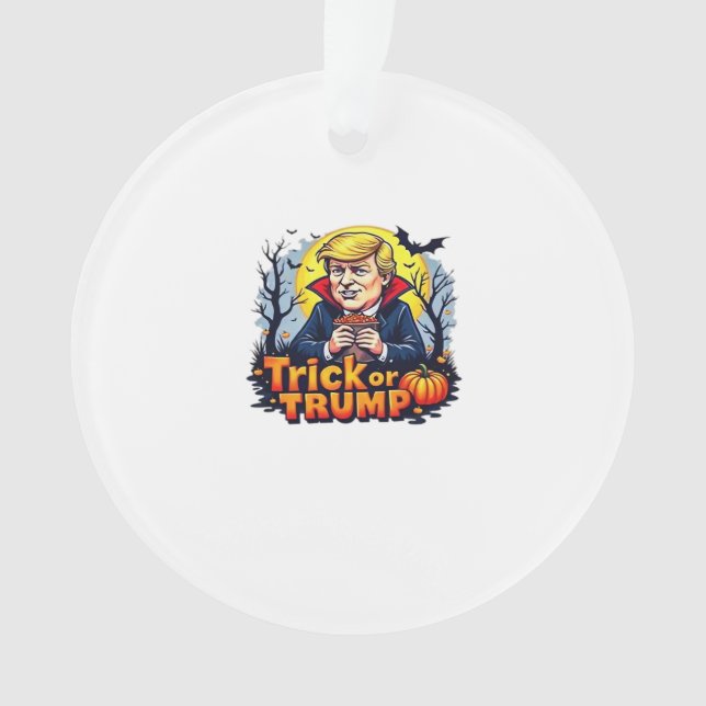 Trick oder Halloween Classic Ornament (Vorderseite)