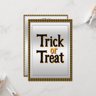 Trick oder Halloween-Party behandeln Einladung
