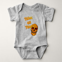 Trick oder Leckerbissen Halloween Baby Strampler
