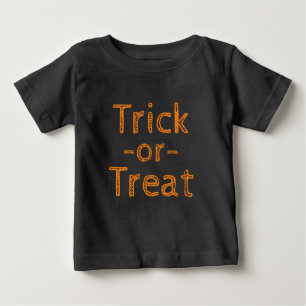 Trick-oder-Leckerei Black and Orange Halloween The Baby T-shirt