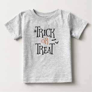Trick oder Leckerei Halloween Baby T-shirt
