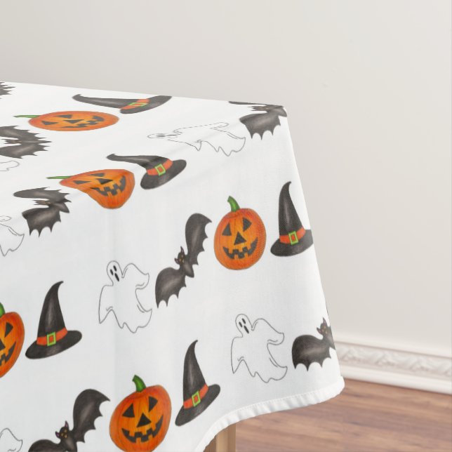 Trick-oder-Leckerei Halloween Bat Pumpkin Ghost He Tischdecke (Beispiel)