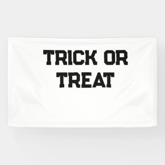 Trick oder. Leckerei Halloween schwarz schlicht Mi Banner