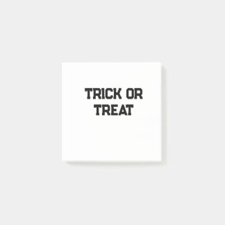 Trick oder. Leckerei Halloween schwarz schlicht Mi Post-it Klebezettel
