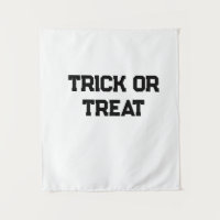 Trick oder. Leckerei Halloween schwarz schlicht Mi