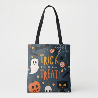 Trick oder Leckerei Halloween Tasche