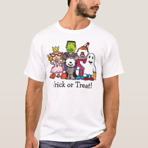 Trick oder Leckerei w/Skull im Hut T-Shirt