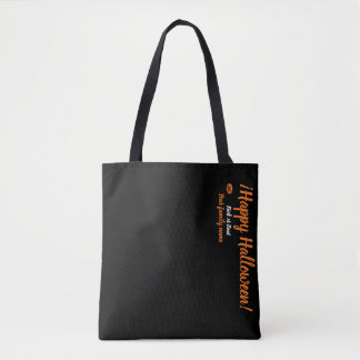 Trick oder Lust, nennen Sie personalisiert, glückl Tasche