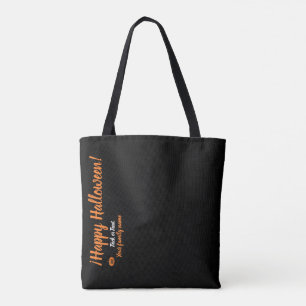 Trick oder Lust, nennen Sie personalisiert, glückl Tasche