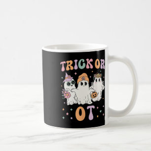 Trick oder Ot-Berufs-Therapeut Hallowe Kaffeetasse