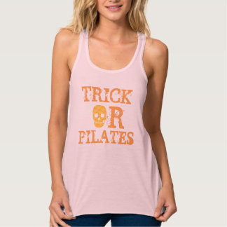 Trick oder Pilates für Halloween Workout Tank Top
