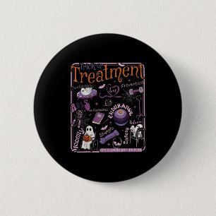 Trick oder PT Physical Therapy Therast Halloween Button