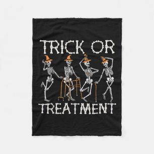 Trick oder PT Physical Therapy Therast Halloween Fleecedecke