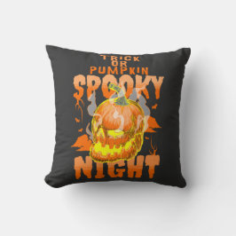 Trick oder Pumpkin Spooky Night Kissen