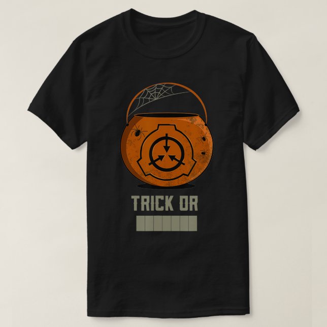 Trick oder Redact, SCP Foundation Kids and Adults T-Shirt (Design vorne)