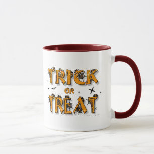 Trick oder Treat - 2-seitige Ringer-Tasse Tasse