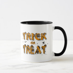 Trick oder Treat - 2-seitige Ringer-Tasse Tasse