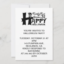 Trick oder Treat! 31. Oktober - Happy Halloween