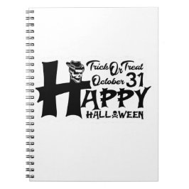 Trick oder Treat! 31. Oktober - Happy Halloween Notizblock