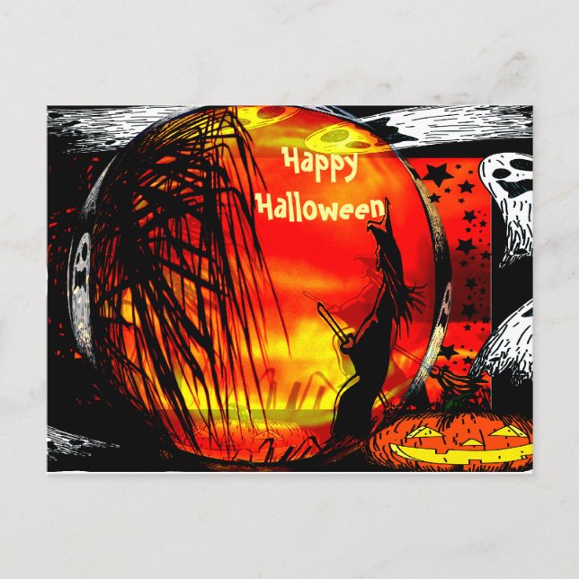 Trick oder Treat 3_ Postkarte (Vorderseite)