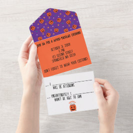 Trick oder Treat All In One Einladung