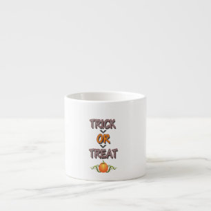 Trick oder Treat Berühmtes Halloween-Party Night S Espressotasse