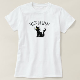 Trick oder Treat Black Cat T - Shirt
