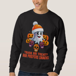 Trick oder Treat Boo Funny Quote Halloween-Party Sweatshirt