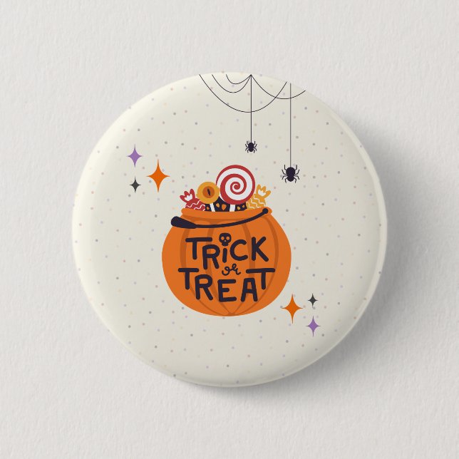 Trick oder Treat Button (Vorderseite)