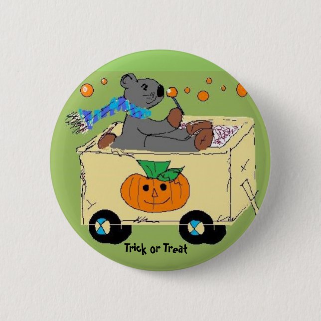 Trick oder Treat Button (Vorderseite)