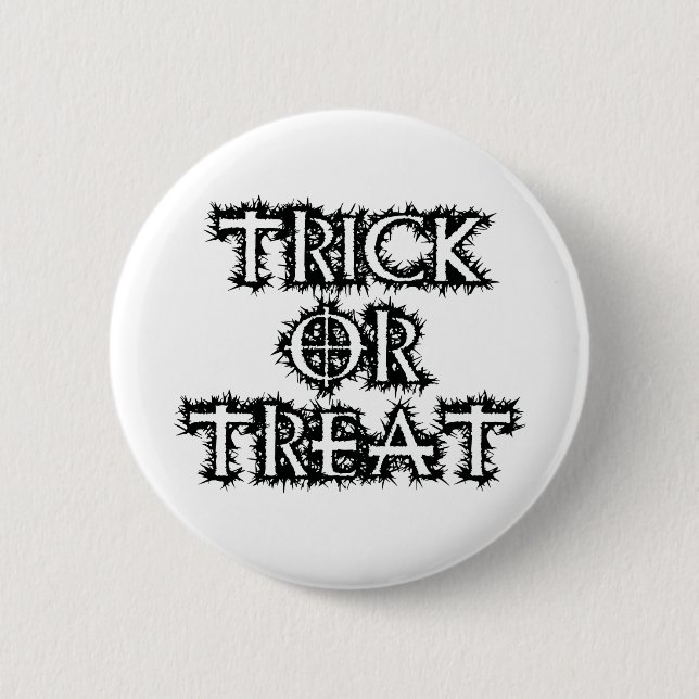 Trick oder Treat Button (Vorderseite)