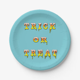 Trick oder Treat Candy Cone Version Pappteller