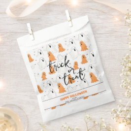 Trick oder Treat Cartoonish Ghosts Halloween Geschenktütchen