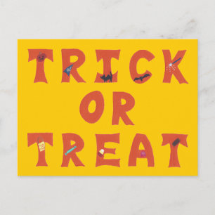 Trick oder Treat Decorween Postkarten