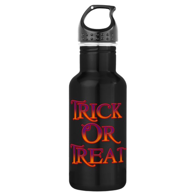 Trick oder Treat Edelstahlflasche (Vorderseite)