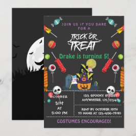 Trick oder Treat, Einladung zu Halloween