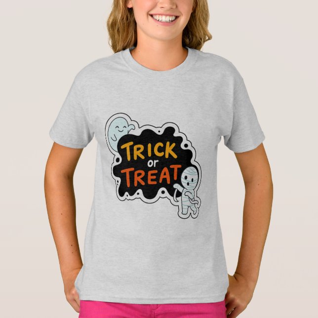 Trick oder Treat Fun T-Shirt (Vorderseite)