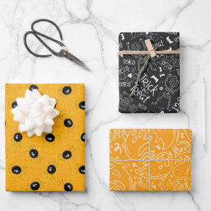 Trick oder Treat Geschenkpapier Set