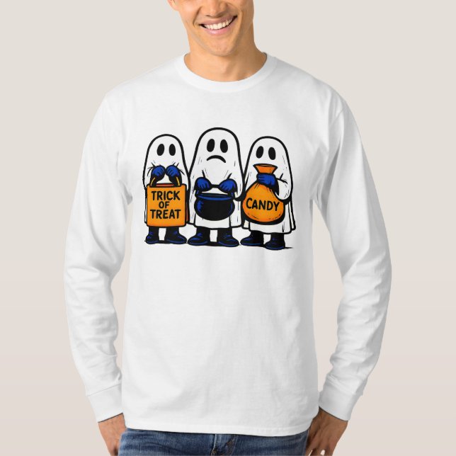 Trick oder Treat Ghost Squad T-Shirt (Vorderseite)