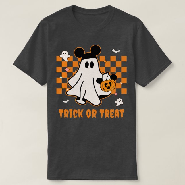 Trick oder Treat Ghost T-Shirt (Design vorne)