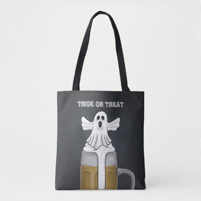 Trick oder Treat Ghost Tasche (Vorderseite)